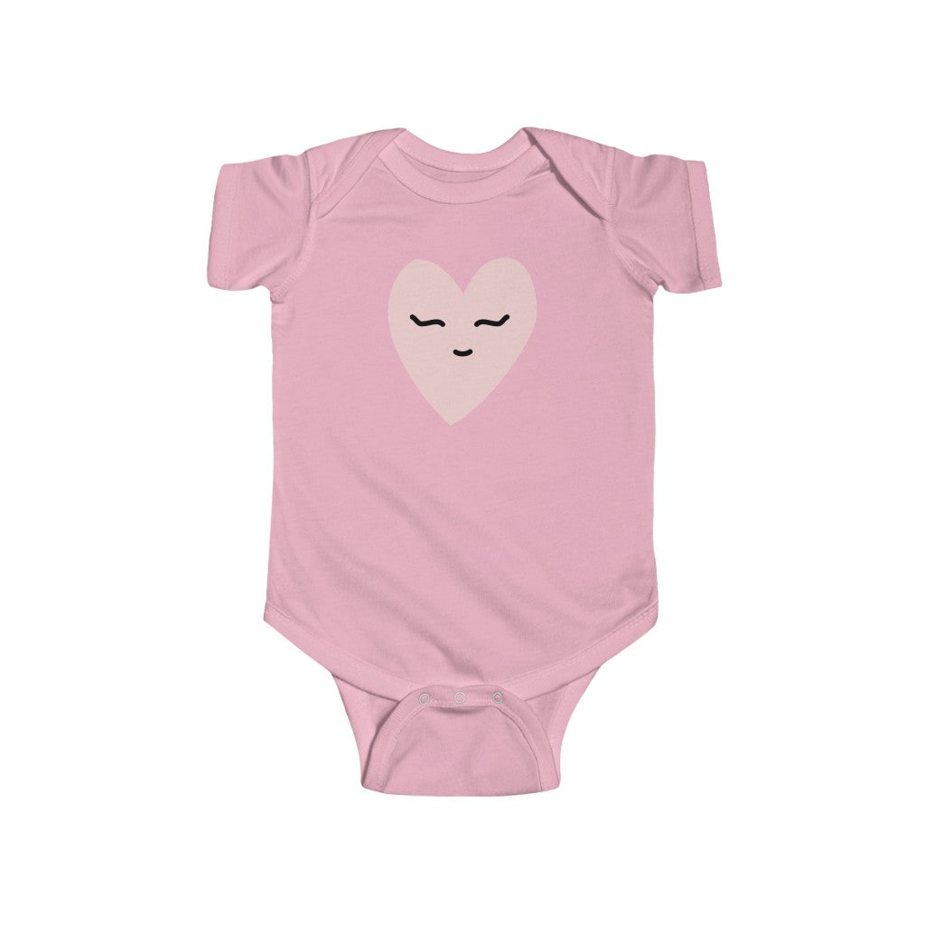Pink Love Infant Fine Jersey Bodysuit