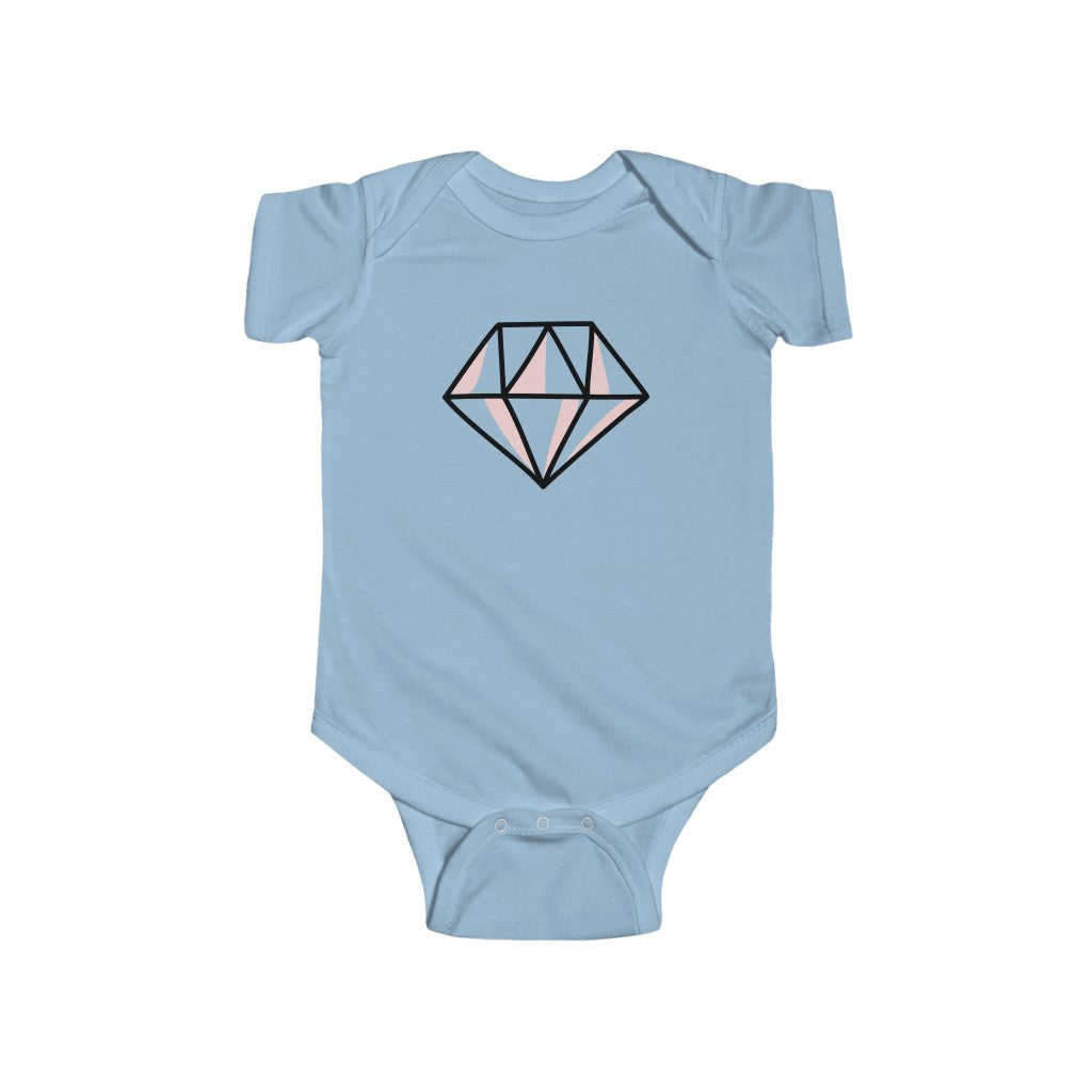 Pink Diamond Infant Fine Jersey Bodysuit