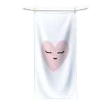 Pink Love Polycotton Towel
